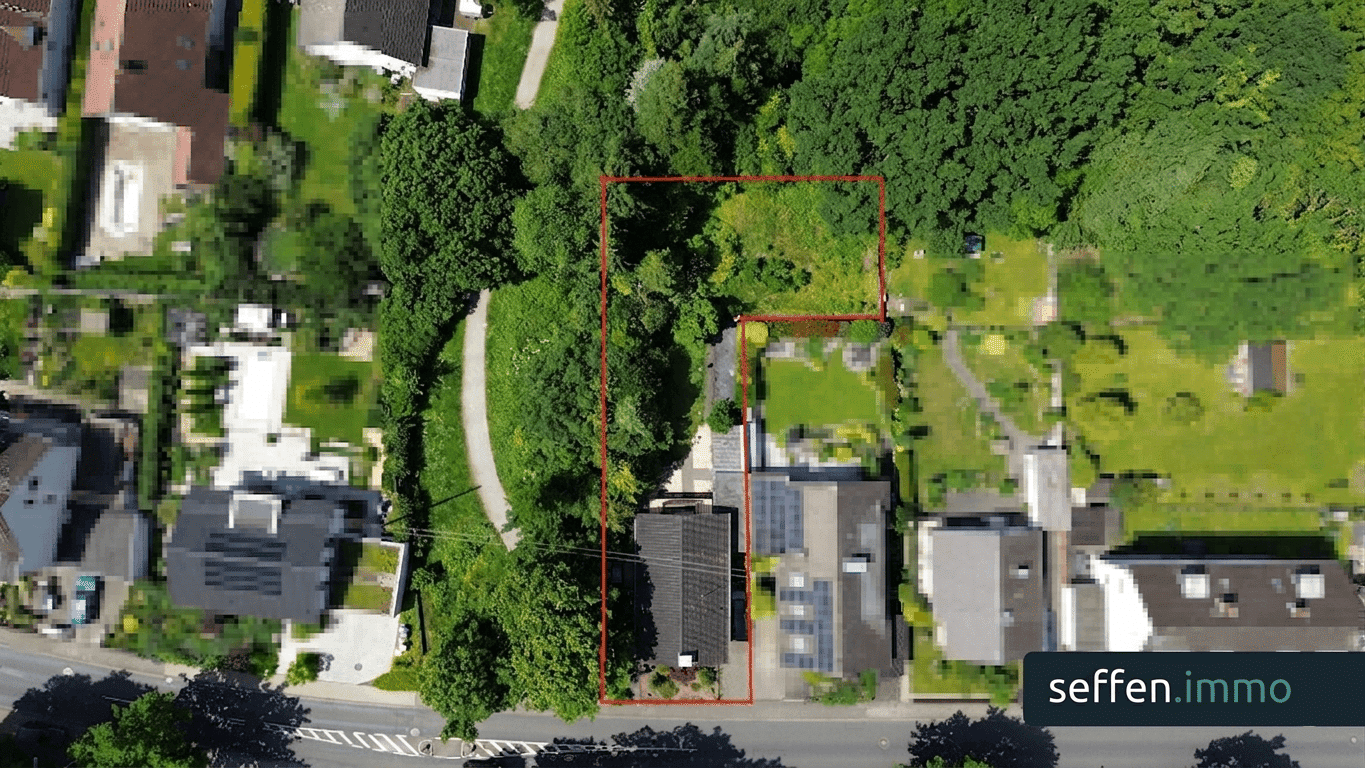 Filet-Grundstück am Park: Unverbaubares Grundstück im Grünen mit XL-Garten!, 53229 Bonn