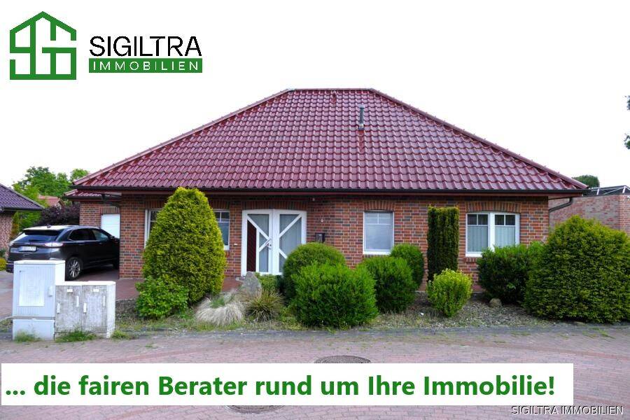 Wohnglück in Berge – moderner Bungalow mit ebenerdigem Wohnkomfort und zusätzlichem Raumangebot, 49626 Berge