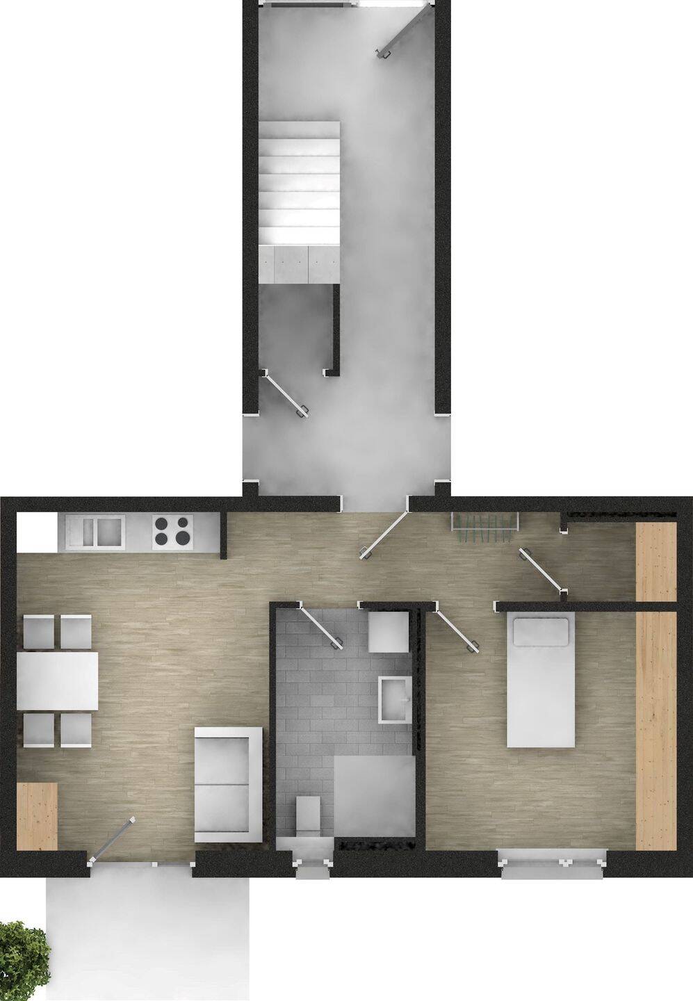 2-Raum-Wohnung – barrierefrei / Tageslicht Bad / Terrasse, 4626 Schmölln