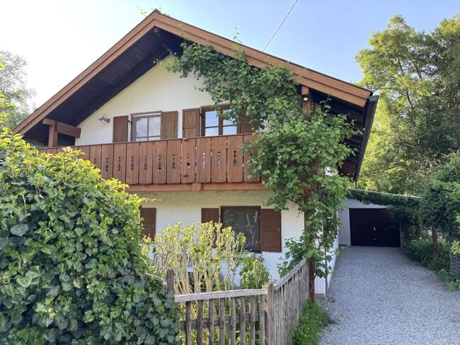 Ohlstadt : charmante Gartenwohnung in  gepflegtem Zweifamilienhaus, 82441 Ohlstadt
