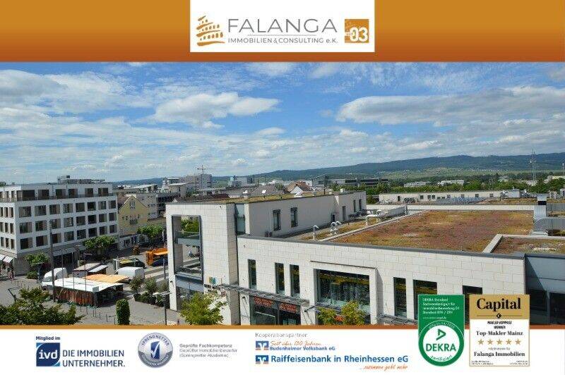 Falanga Immobilien – Aussicht, Lage, Lebensqualität: Top sanierte Whg. m. Sonnenbalkon in Ingelheim!, 55218 Ingelheim am Rhein