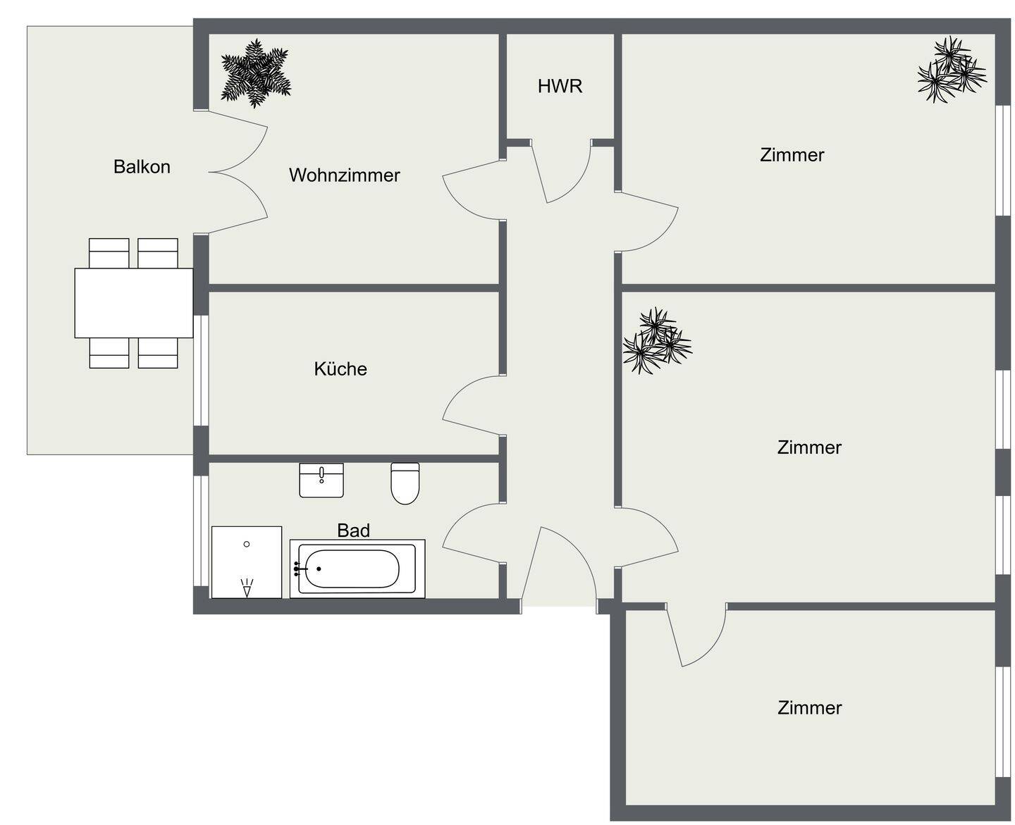 4 Zimmer Wohnung in der Oststadt, 77654 Offenburg