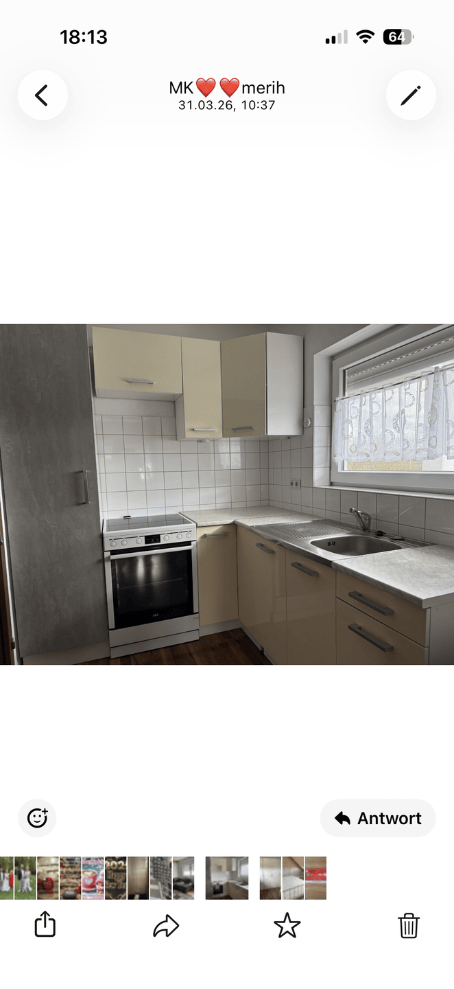 Zwei Zimmer Küche Bad Balkon, 66809 Nalbach