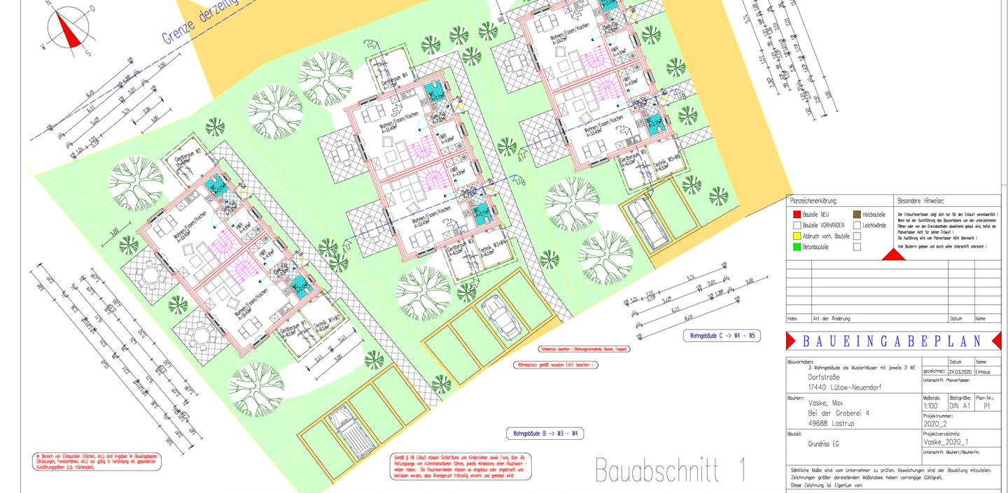 Praktische Doppelhaushälfte mit Garten in Neuendorf, 17440 Lütow