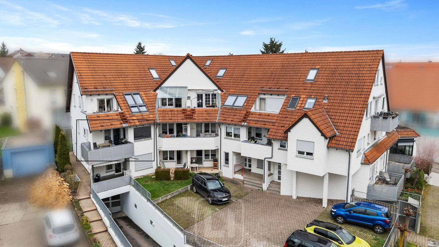 Gefragte Lage, starke Perspektive: 3-Zimmer-Wohnung (ca. 64 m²) | Balkon & Tiefgarage, 71154 Nufringen
