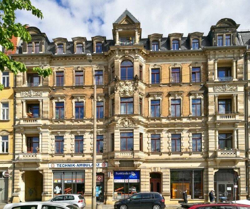Neustadt-Highlight für Familien: 6-Zimmerwohnung im 3. OG mit 2 Bädern und Balkon, 1099 Dresden