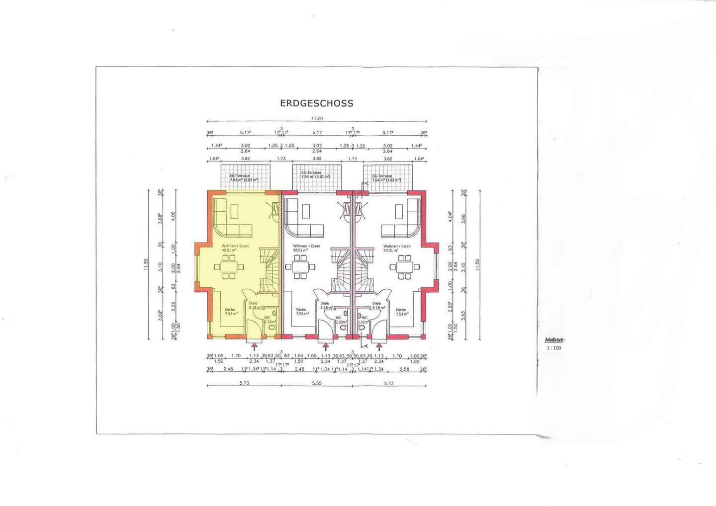 Neubau ! Modernes Reiheneckhaus in ruhiger Lage Luft/Wärmepumpe !, 65468 Trebur