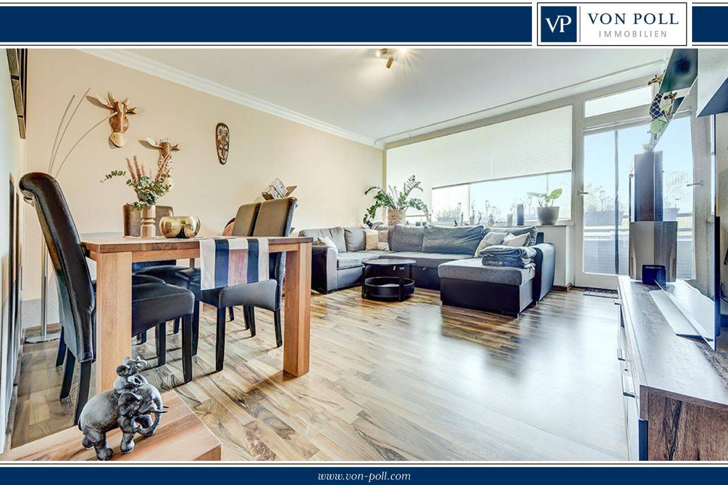 Lichtdurchflutete 3-Zimmer-Wohnung mit Balkon, Garage und herrlicher Aussicht, 46147 Oberhausen (Alsfeld Holten Schmachtendorf Sterkrade-Nord)