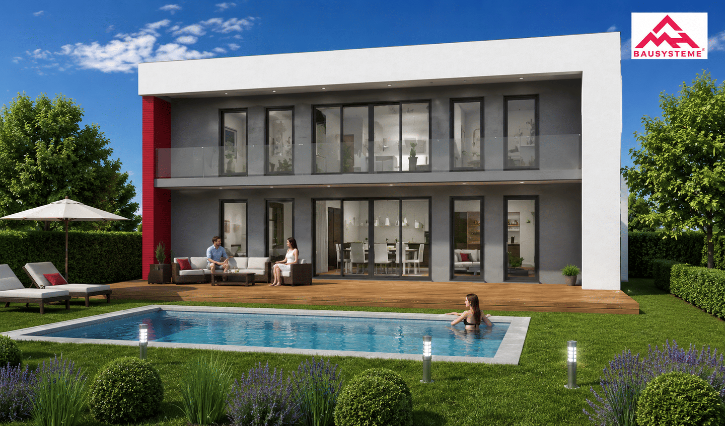 Bauhausstil oder Stadtvilla 202 m²von der Mein Haus GmbH Nauen, 14612 Falkensee