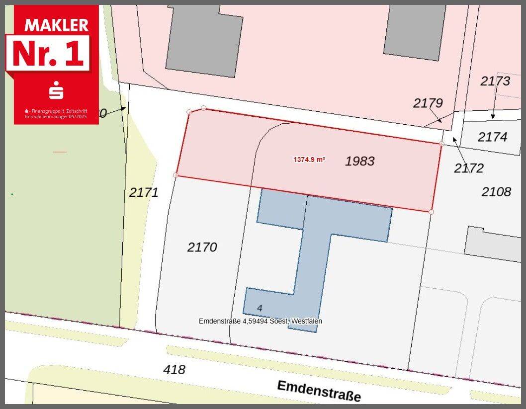 Grundstück mit vielen Möglichkeiten im Soester Süd-Westen, 59494 Soest