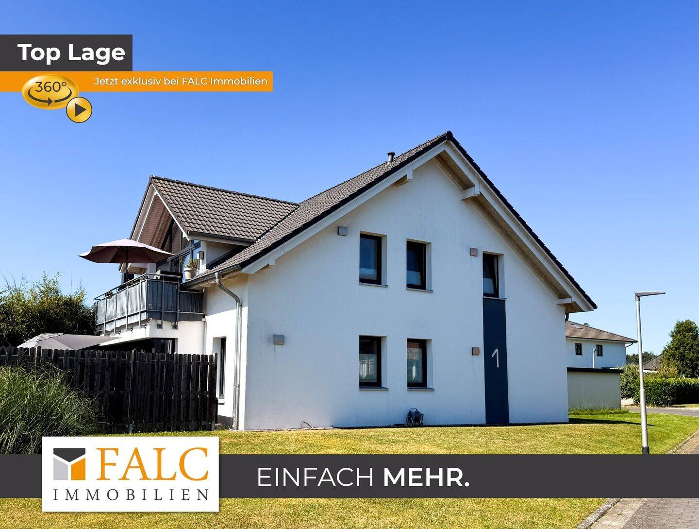 Hell. Offen. Energieeffizient. KfW-40-Wohnung mit sonniger Terrasse und Garage, 24837 Schleswig