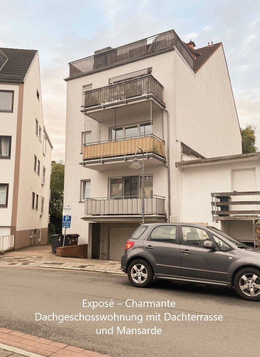 Dachgeschosswohnung mit Dachterrasse und Mansarde in Bremen, 28215 Bremen (Bahnhofsvorstadt Findorff-Bürgerweide Regensburger Straße Weidedamm)