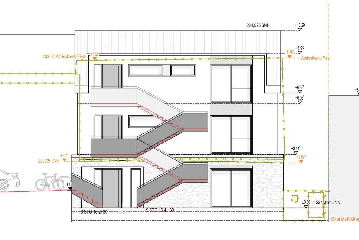 Hochwertige Neubauwohnung mit Küche und Parkplatz zur Miete / ruhige Lage / große Fenster, 97288 Theilheim