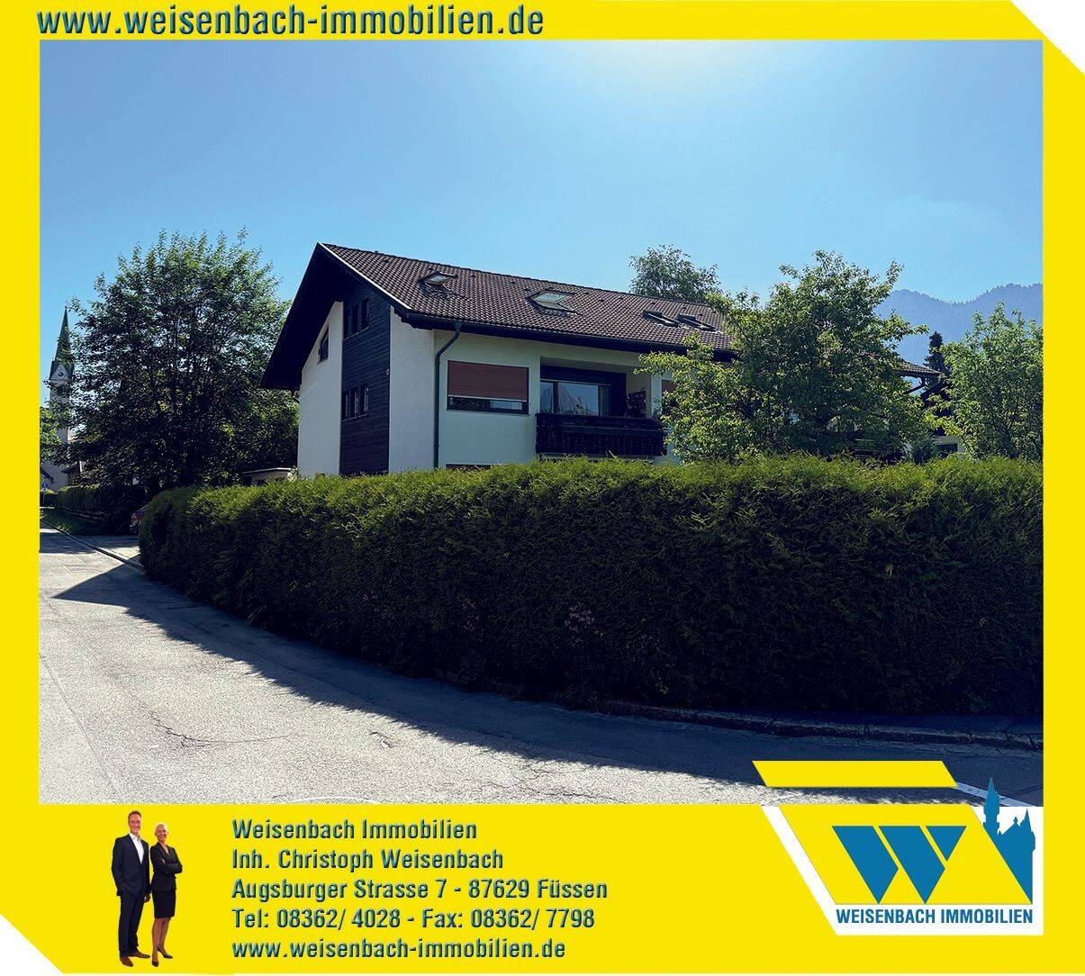 Charmante 2½-Zimmer-Dachgeschosswohnung mit Bergblick in begehrter Wohnlage von Schwangau, 87645 Schwangau