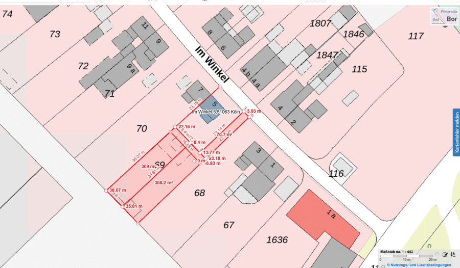 Provisionsfrei* Grundstück in Mülheim/ Höhenhaus in einer Sackgasse in guter Lage von Mülheim/Höhenhaus, 51063 Köln (Mülheim Buchheim Stammheim)