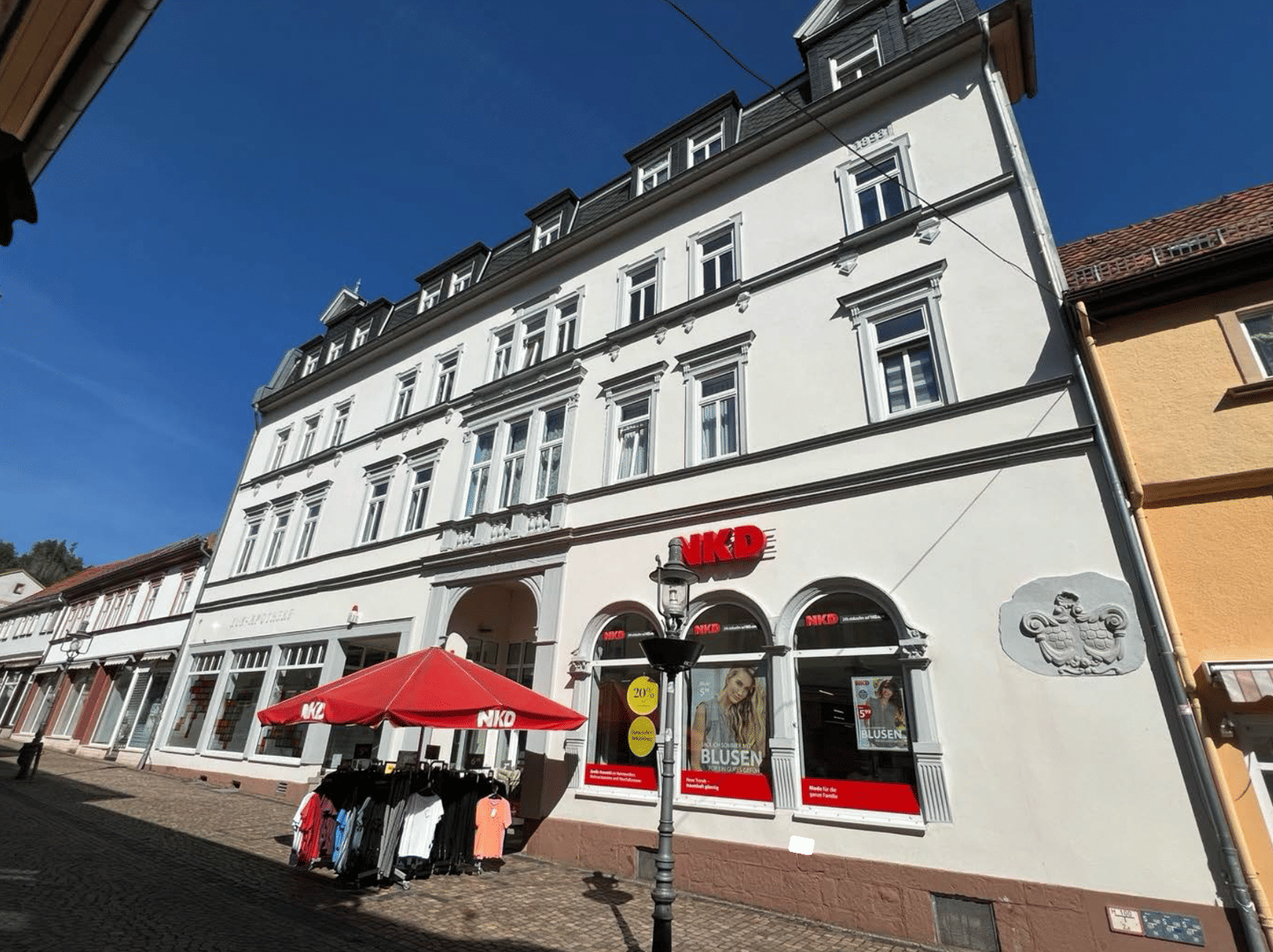 50 qm – 2-Zimmer-Wohnung in zentraler Innenstadtlage von Friedrichroda – PKW-Stellplatz möglich, 99894 Friedrichroda
