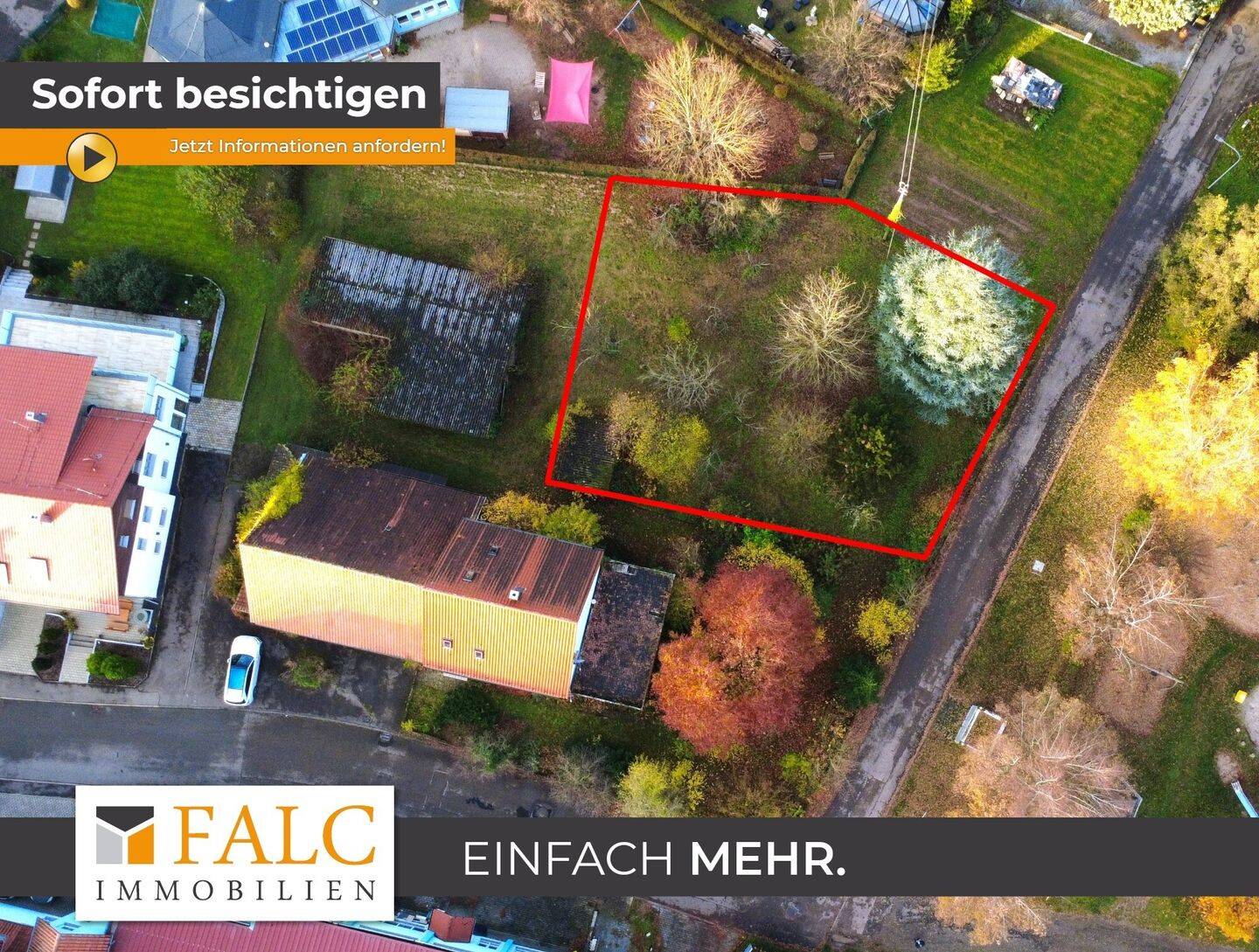 *BAUPLATZ* XXL-Grundstück zum Bebauen in Obersulm-Eichelberg! – FALC Immobilien Heilbronn, 74182 Obersulm