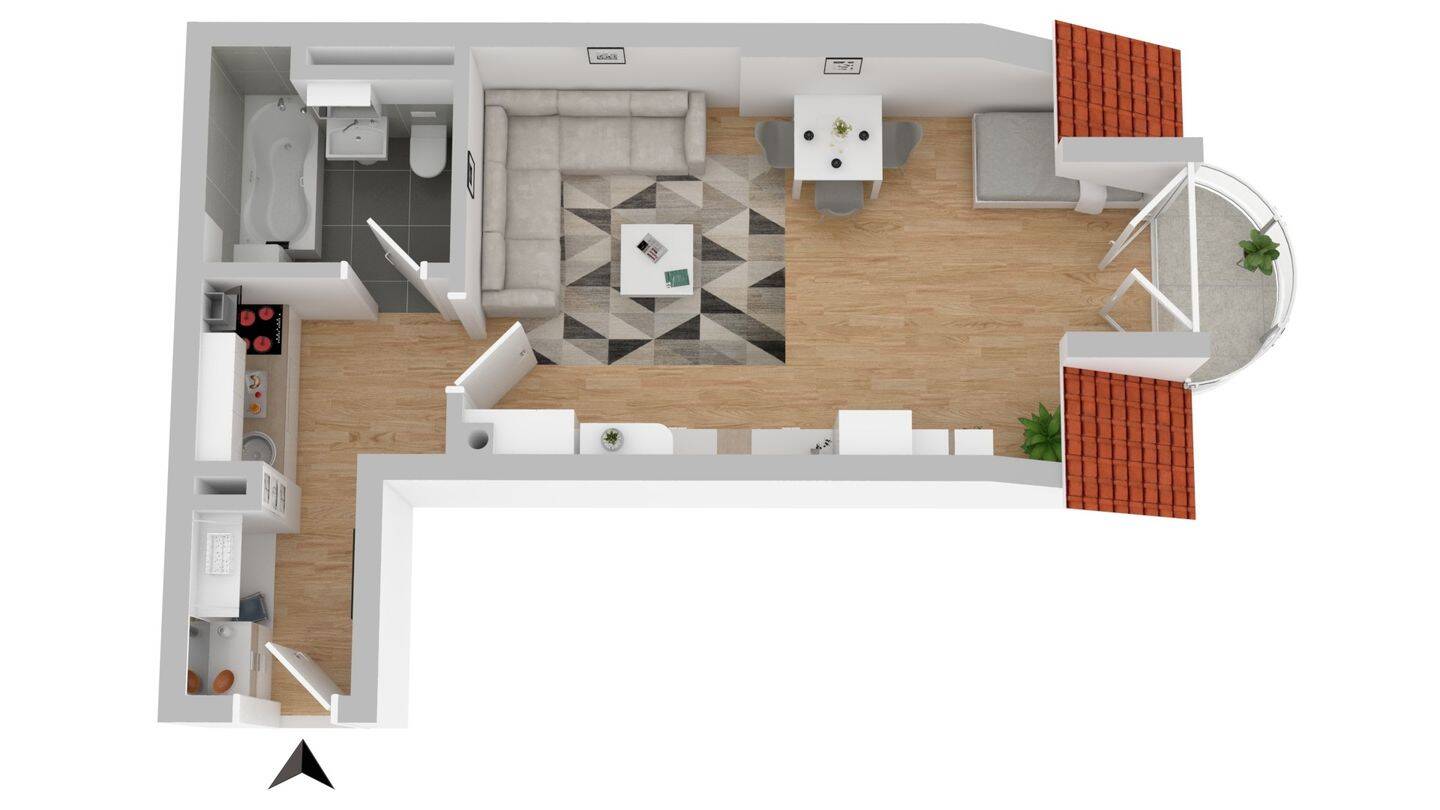 Charmante 1-Zimmer-Wohnung im Herzen Münchens – Einzugsbereit, 80335 München (Altstadt-Lehel Ludwigsvorstadt-Isarvorstadt Maxvorstadt Neuhausen-Nymphenburg Schwanthalerhöhe)