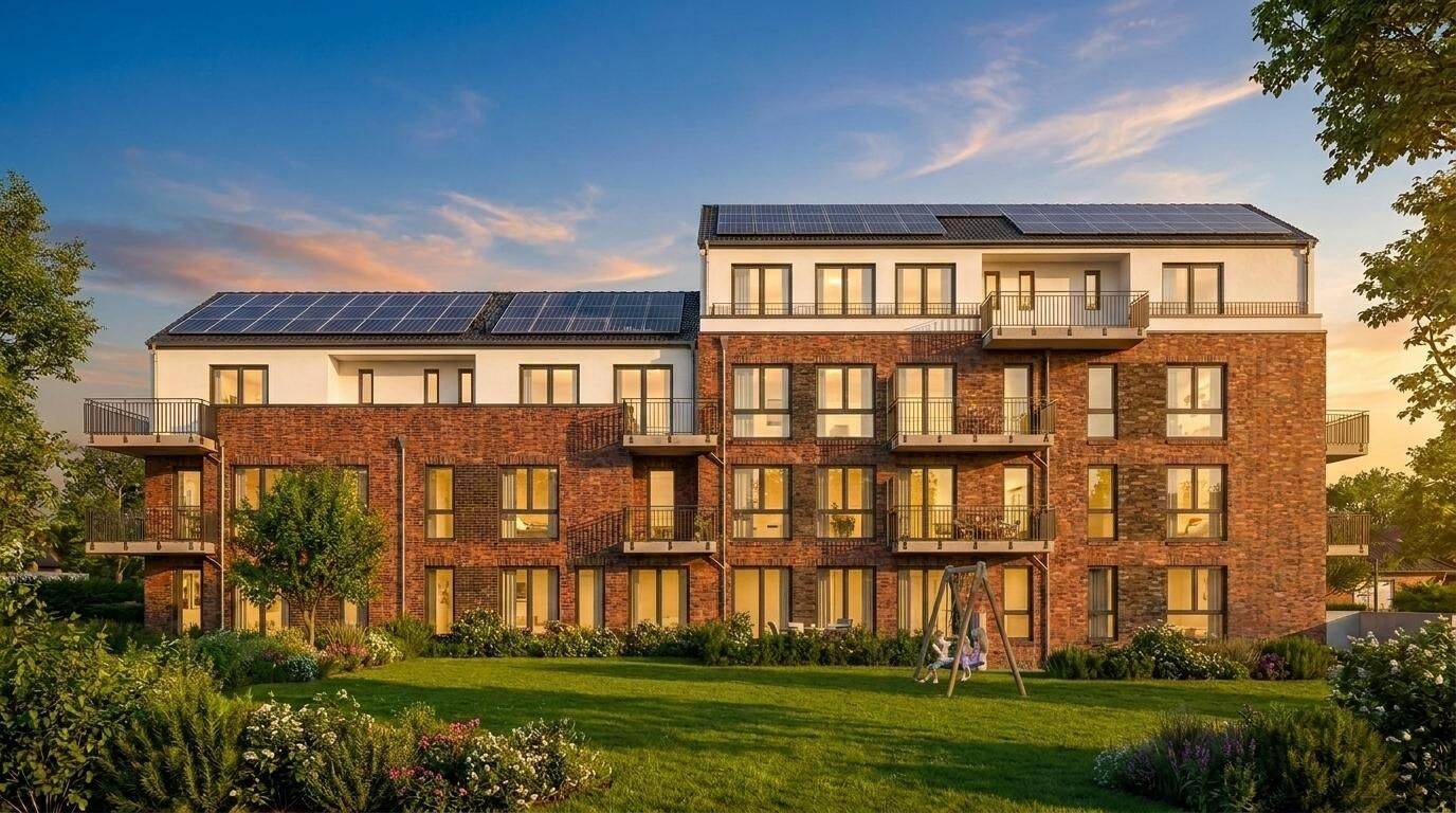 Schönes PENTHOUSE in 1A zentraler Lage als Effizienzhaus 40 mit Qualitätssiegel QNG Zinsen ab 1,7% sehr hohe Abschreibung (AFA 50% in 6 Jahren), 24558 Henstedt-Ulzburg