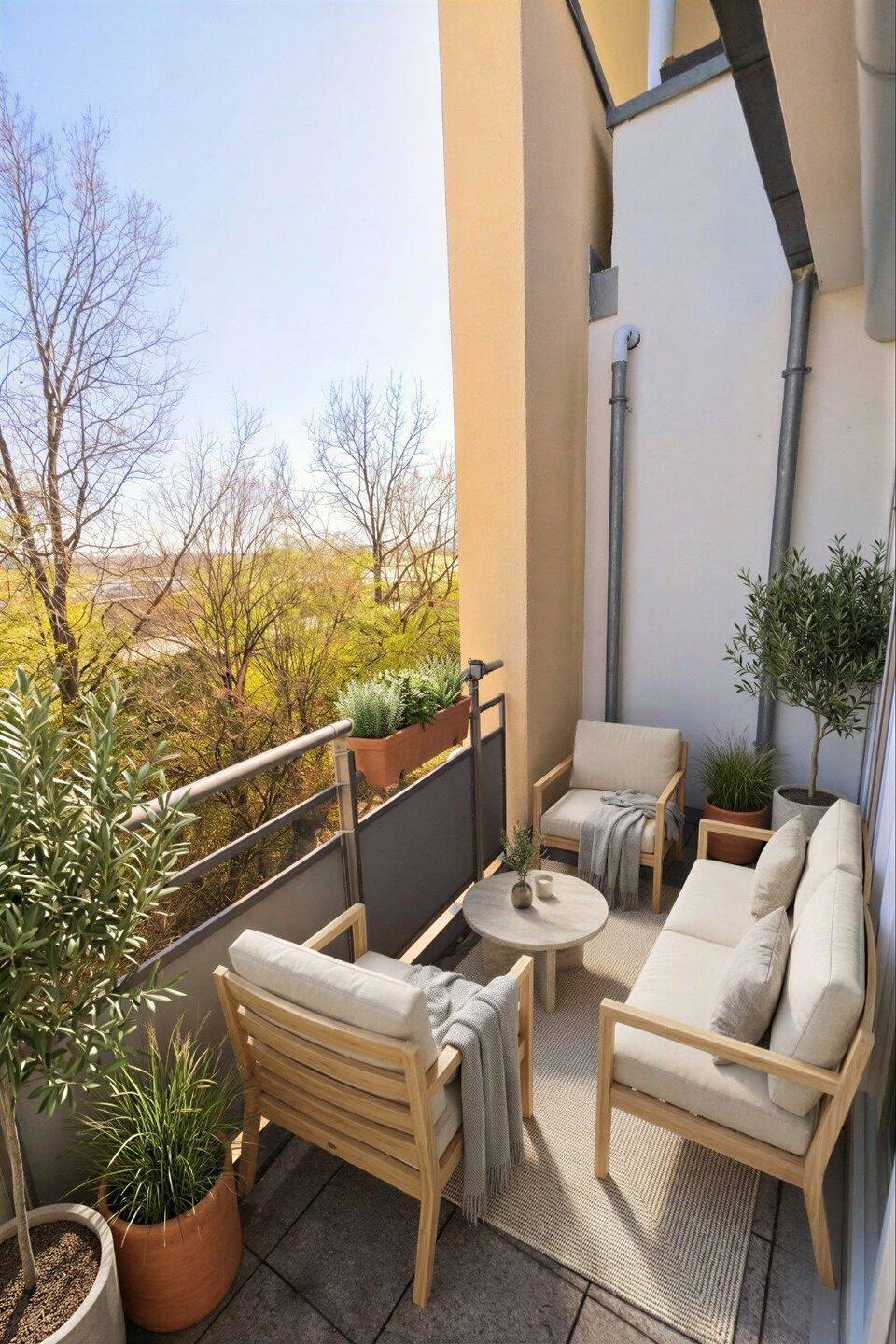 Helle 3-Zi.Wohnung mit Südbalkon und TG-Stellplatz, 70599 Stuttgart