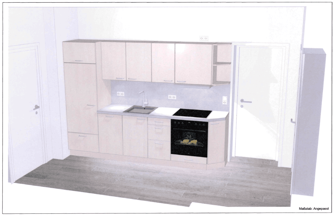 ++ ALLES NEU ++ 1-Zimmer-Erdgeschosswohnung mit Einbauküche, Terrasse und Garten ++, 1219 Dresden