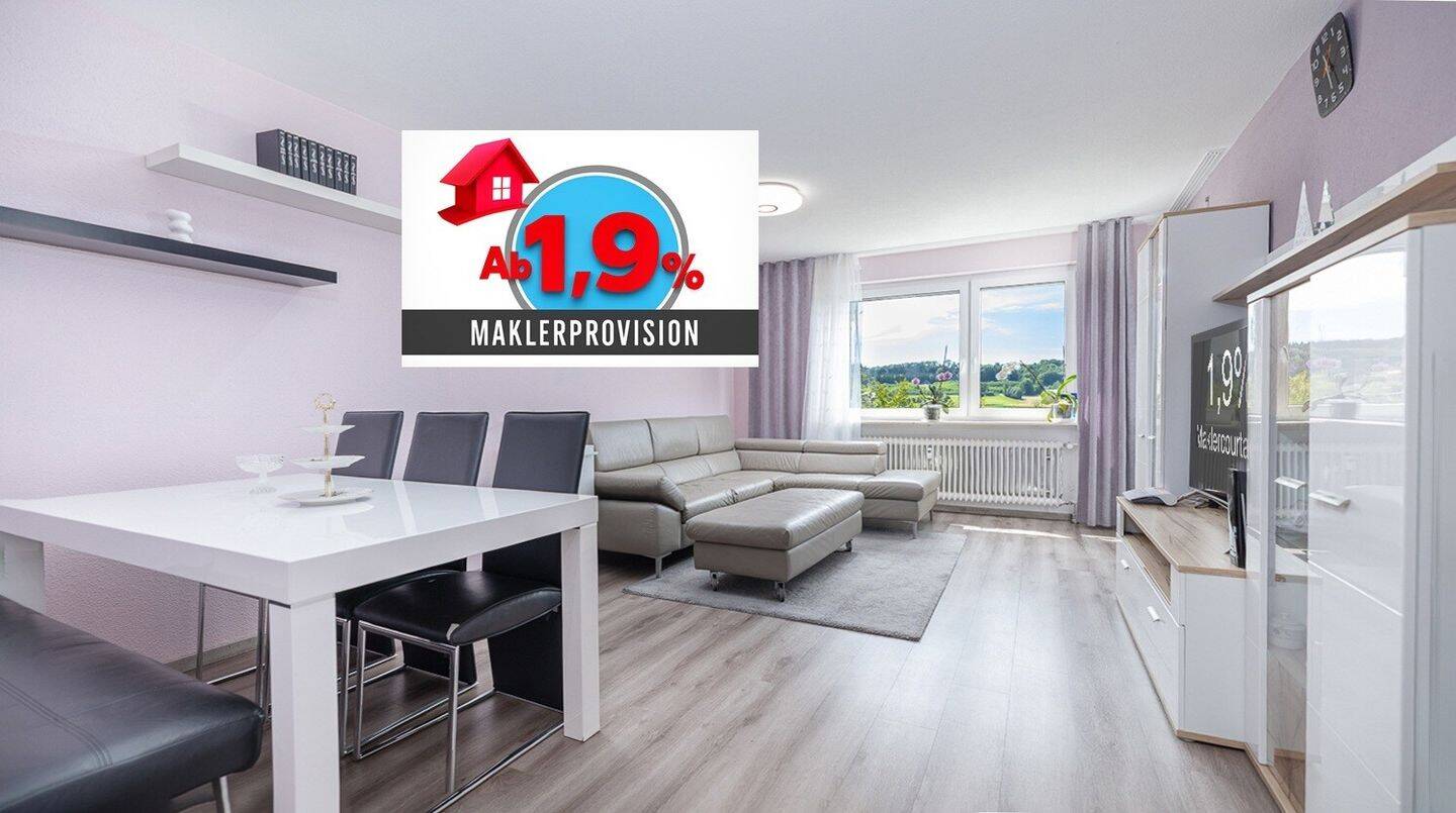 Ausblick ins Grüne: Modernisierte Etagenwohnung mit ca. 86 m² Wohnfläche, 88444 Ummendorf