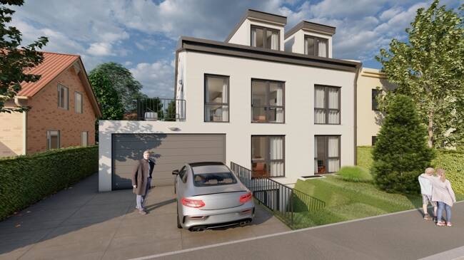 Exklusiv ausgestattete 2-Zimmer Maisonett-Gartenwohnung in innovativer und extravaganter Architektur!