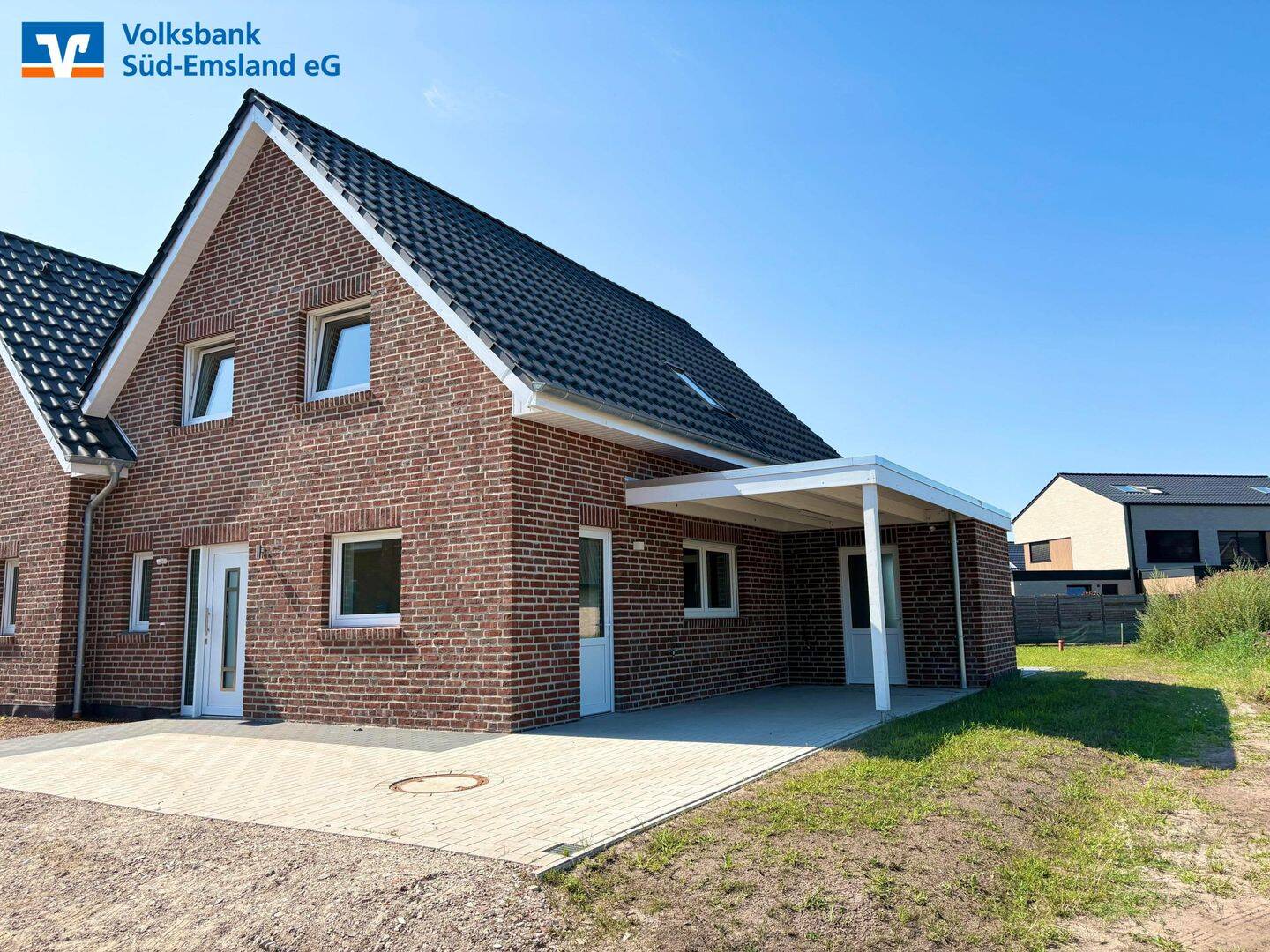 Energieeffiziente Neubau-Doppelhaushälfte in Beesten – Erstbezug, 49832 Beesten