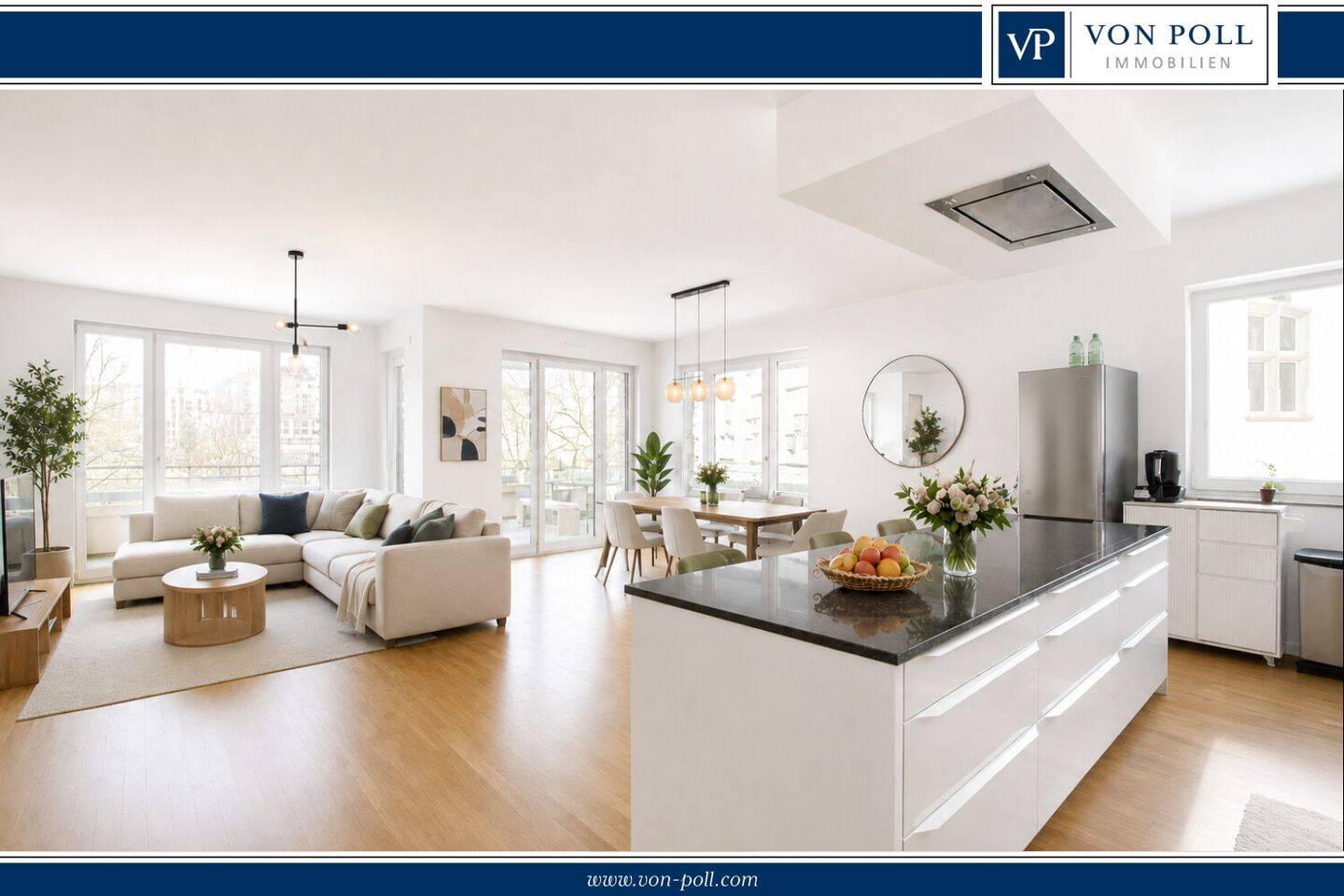 Elegante Drei-Zimmer-Wohnung mit großer Terrasse und Stellplatz, 60486 Frankfurt am Main (Bockenheim Gallus Rödelheim Westend-Süd)