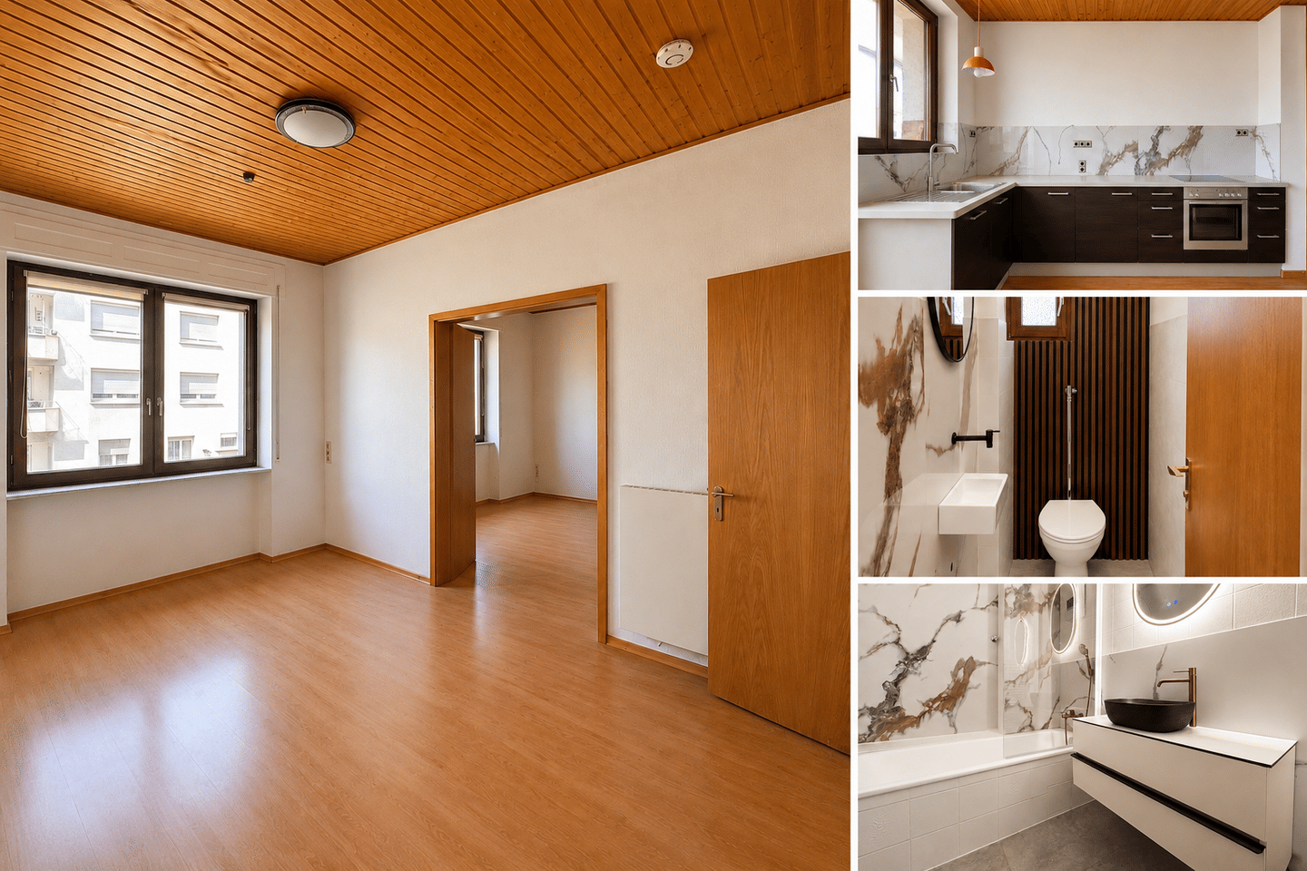 Moderne 4 Zimmer-Wohnung++ WG geeignete Wohnung++Küche++Loggia, 75177 Pforzheim (Katharinenthalerhof Eutingen Nordstadt Nordweststadt Oststadt)