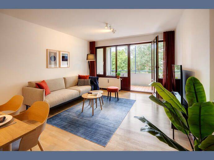 Möbliert: Neuwertig eingerichtete 3-Zimmer Wohnung, 81739 München (Ramersdorf-Perlach)