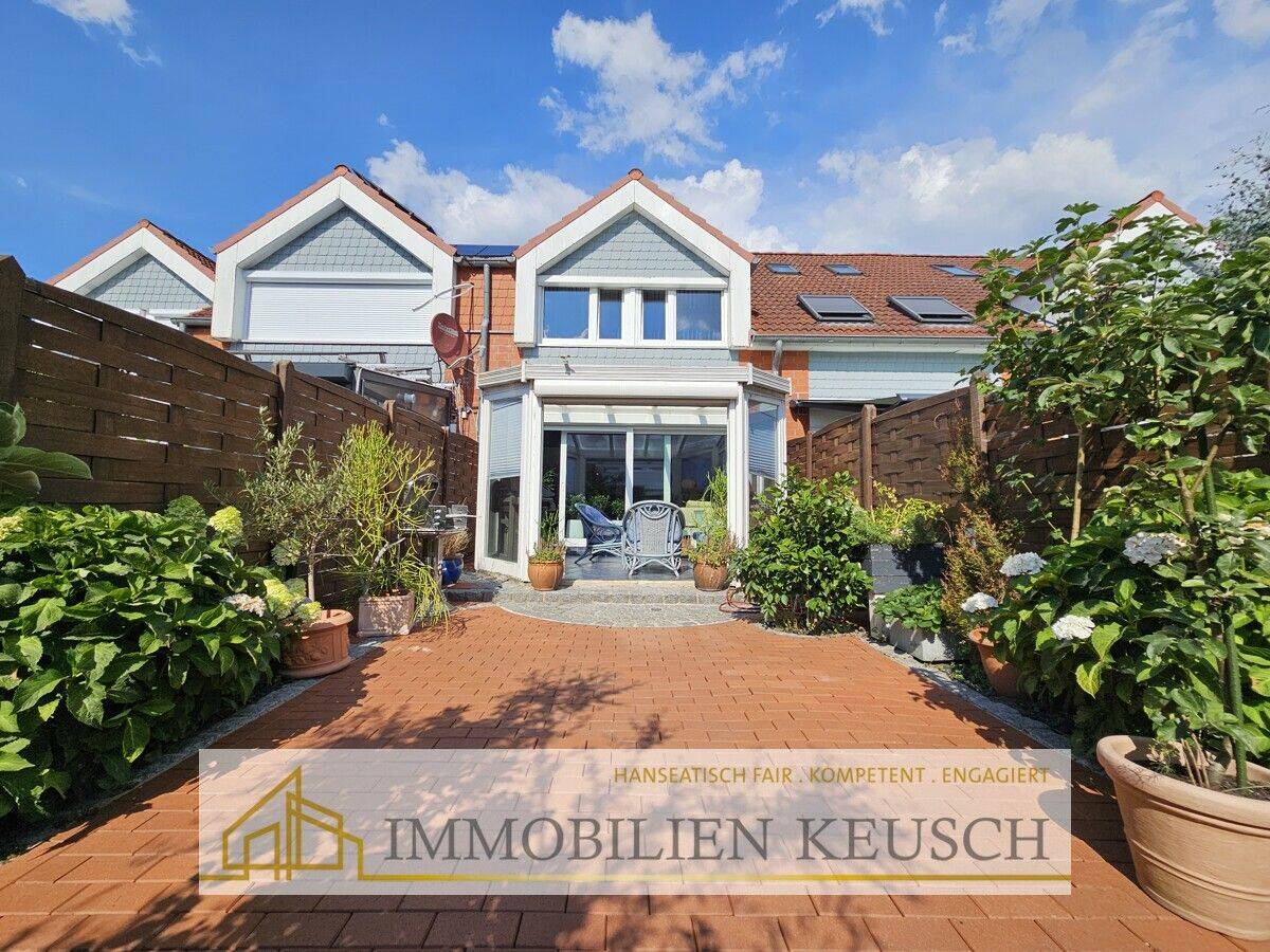 Sehr gepflegtes RMH in begehrter & ruhiger Lage (Sackgasse) Nähe Oyter See mit Wintergarten & EBK, 28876 Oyten