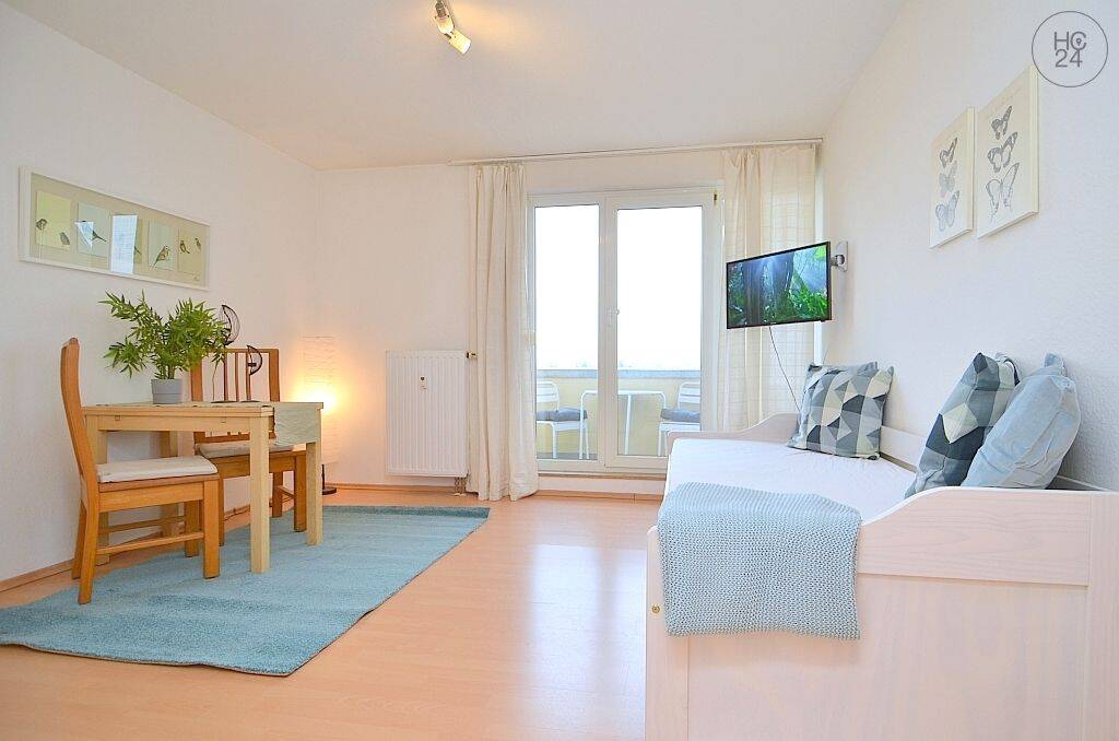 Modern möblierte 1-Zimmer-Wohnung mit WLAN und Balkon in Nürnberg/ Schniegling, 90427 Nürnberg
