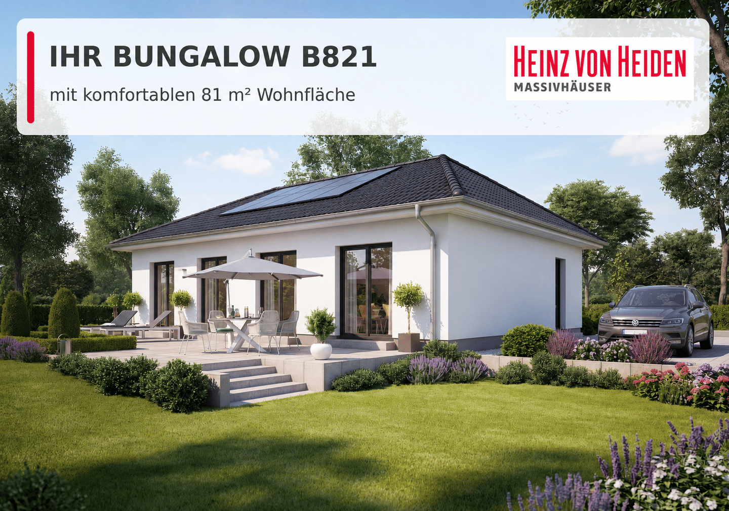 Bungalow 81 qm Wlf.+++ schlüsselfertige und massive Bauweise, 19246 Zarrentin am Schaalsee