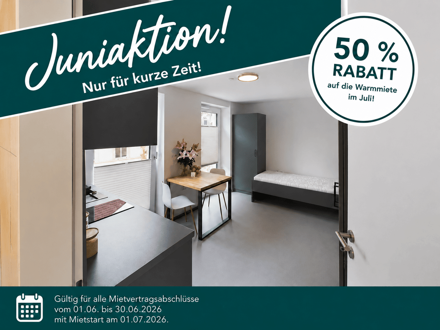 Möbliertes all-inclusive Apartment – rollstuhlgerecht | Residence Plus Spa Shower, 26122 Oldenburg (Oldb) (Eversten Innenstadt Wechloy)