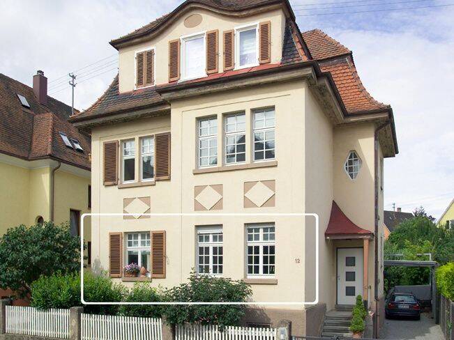 Helle 2-Zimmerwohnung in stilvollem Altbau., 71636 Ludwigsburg
