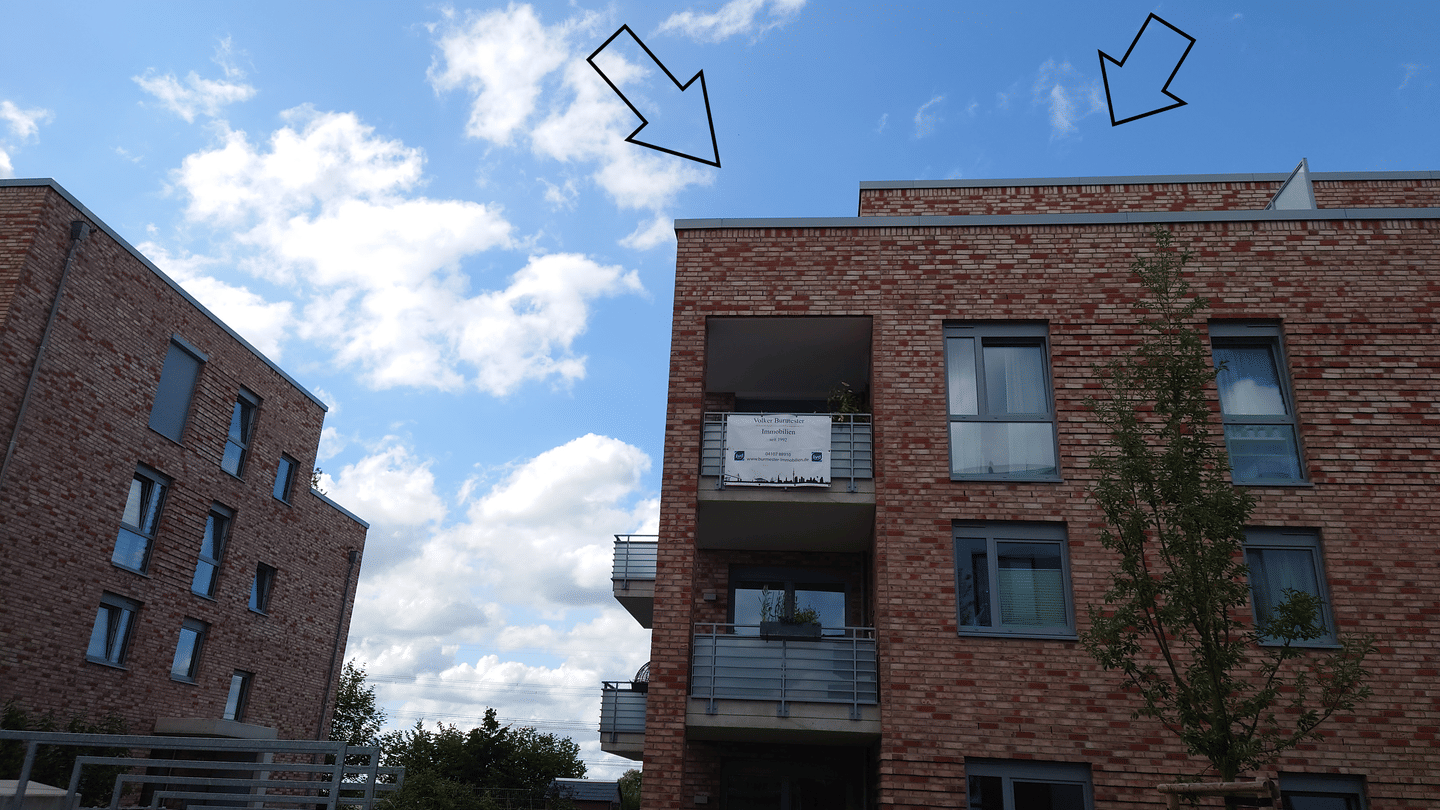 2-Zimmerwohnung mit großer Dachterrasse sucht neuen Mieter, 21031 Hamburg (Bergedorf Lohbrügge)