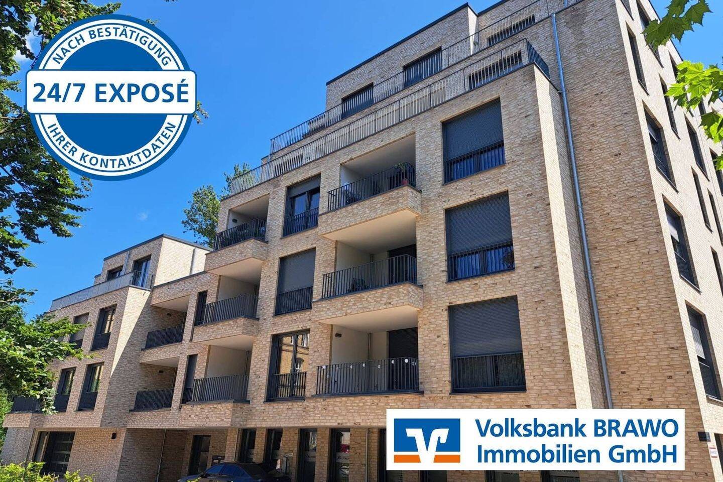 Neubau-Eigentumswohnung mit 154 m² Wohnfläche und 35 m² Sonnenterrasse, 38100 Braunschweig (Braunschweig Innenstadt)