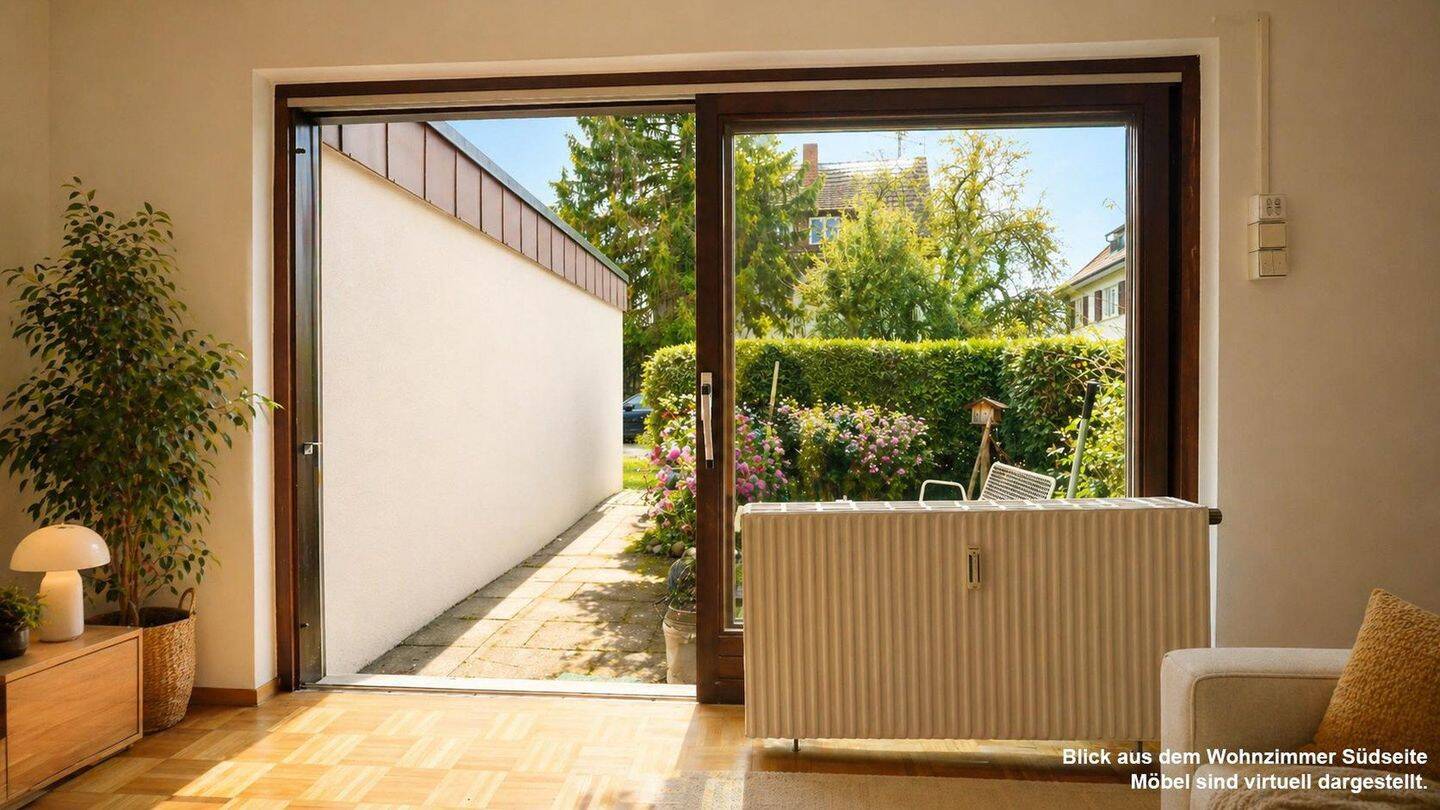 Grüne Oase in Reutlingen: 3-Zi-Erdgeschosswohnung mit Terrasse, 72764 Reutlingen