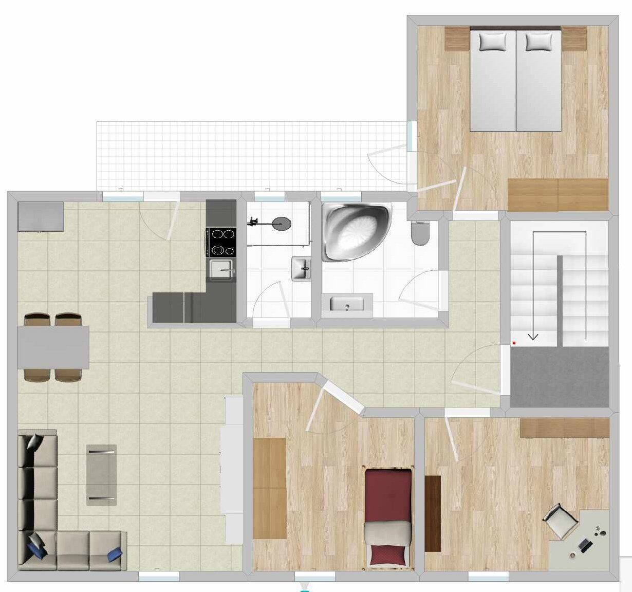 Helle 4-Zimmer-Wohnung in Pirmasens Nähe Messplatz zu vermieten, 66955 Pirmasens (Erlenbrunn Innenstadt Niedersimten Ruhbank Winzeln)