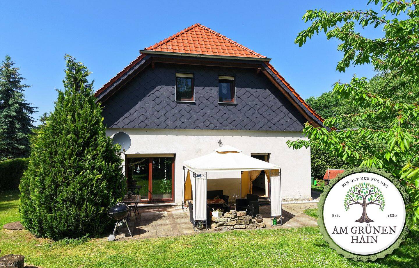 “Am Grünen Hain” – Familienidyll mit parkähnlichem Garten und besonderem Wohngefühl, 6388 Südliches Anhalt