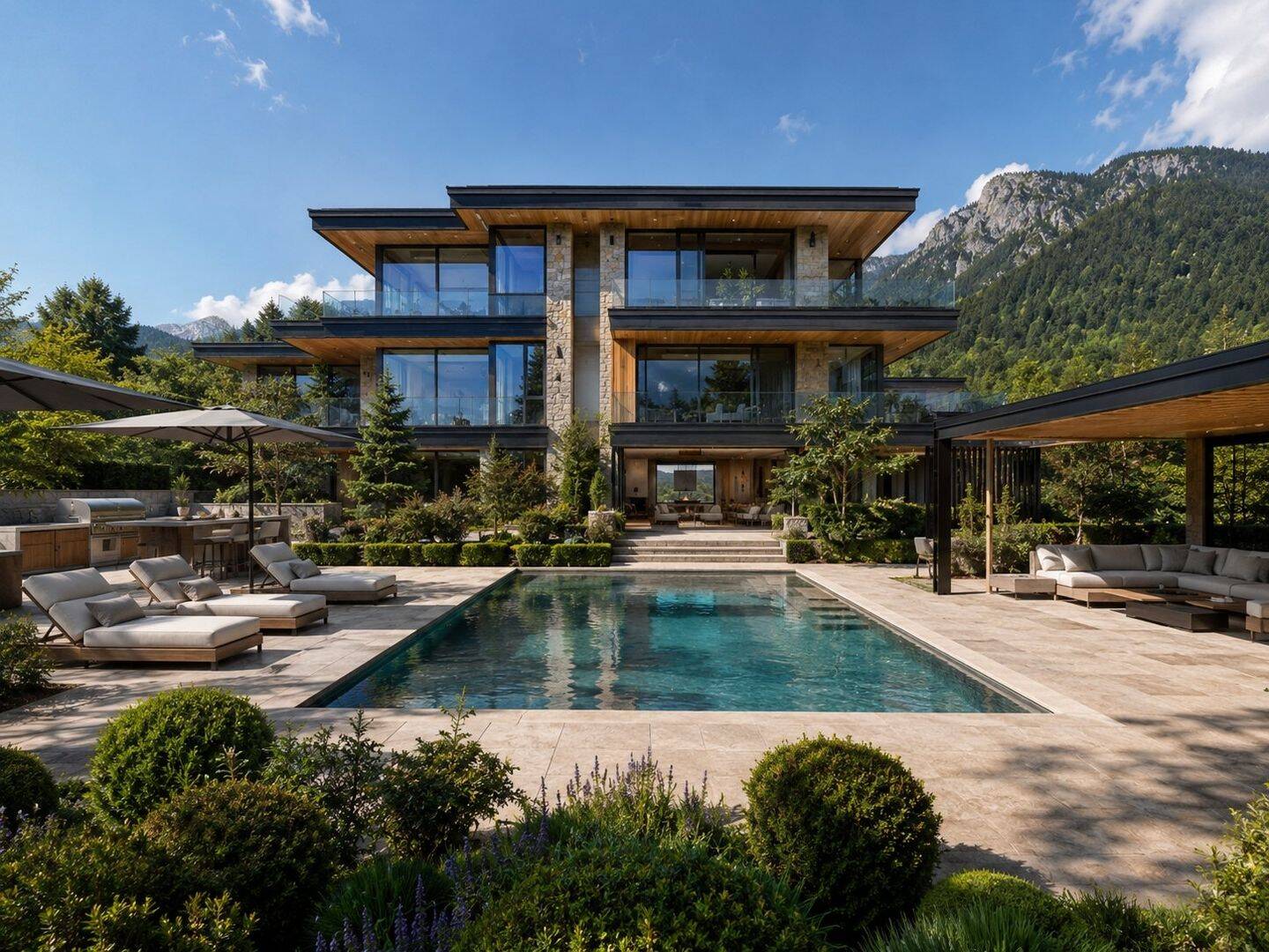 EXKLUSIVITÄT NEU DEFINIERT – Ein architektonisches Statement im Chiemgau – Neubau Villa, 80336 München (Altstadt-Lehel Ludwigsvorstadt-Isarvorstadt Sendling)