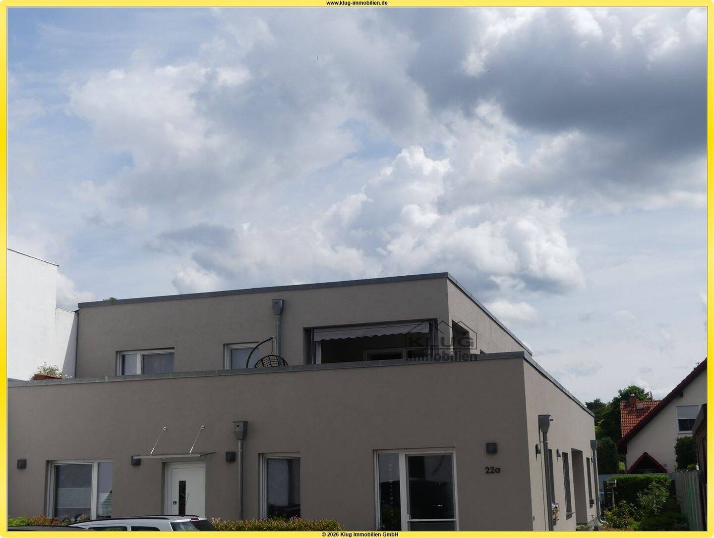 Hohen Neuendorf! 2 Zimmer Komfort-Neubauwohnung (1.OG) mit großer Dachterrasse u. Kfz-Stellplatz, 16540 Hohen Neuendorf