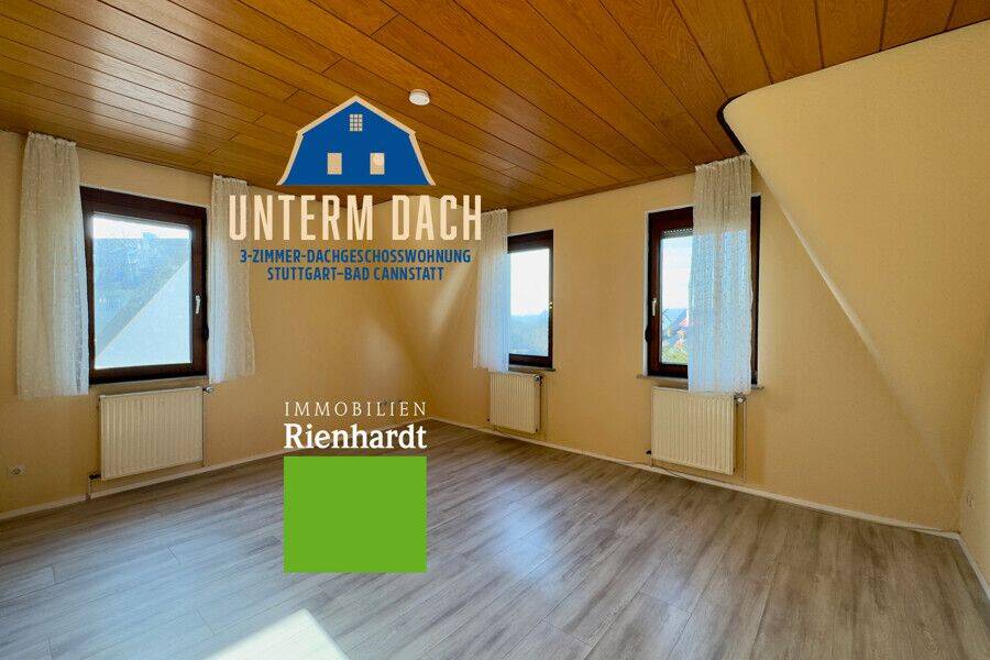 Gepflegte 3-Zimmer-Dachgeschosswohnung in Stuttgart-Bad Cannstatt, 70374 Stuttgart (Bad Cannstatt Sommerrain)