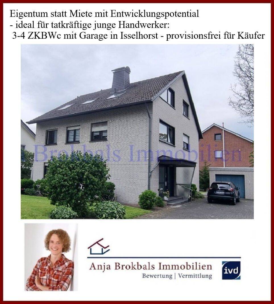Eigentum statt Miete mit Entwicklungspotential – ideal für tatkräftige junge Handwerker: 3-4 ZKBWc mit Garage in Isse…, 33334 Gütersloh