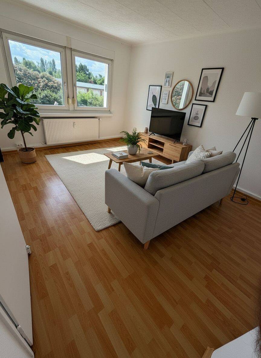 Ernst-Barlach-Straße: 2-Zimmer-Ground-Floor-Wohnung mit Tageslicht in Bernburg (Saale), 6406 Bernburg (Saale)