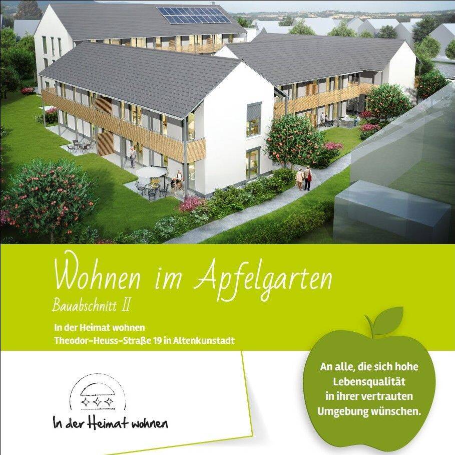 barrierefreie 2-Zimmer-Erdgeschoss-Wohnung “Im Apfelgarten” Altenkunstadt, 96264 Altenkunstadt