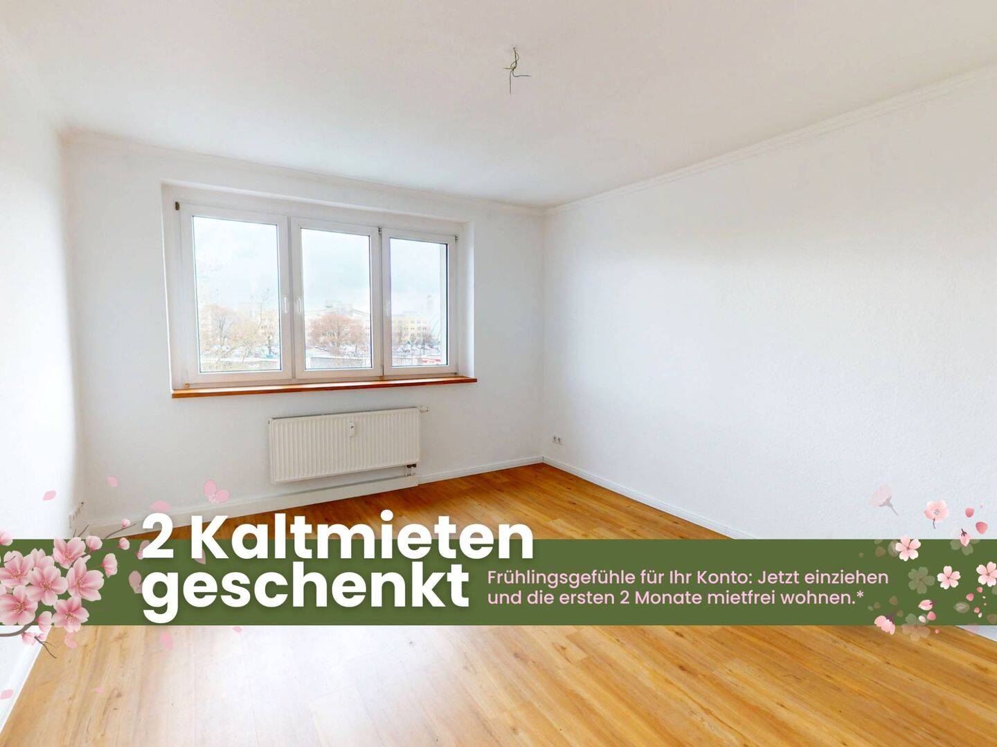 Moderne 3-Zimmer-Wohnung mit Wannenbad und viel Lichteinfall, 6886 Wittenberg
