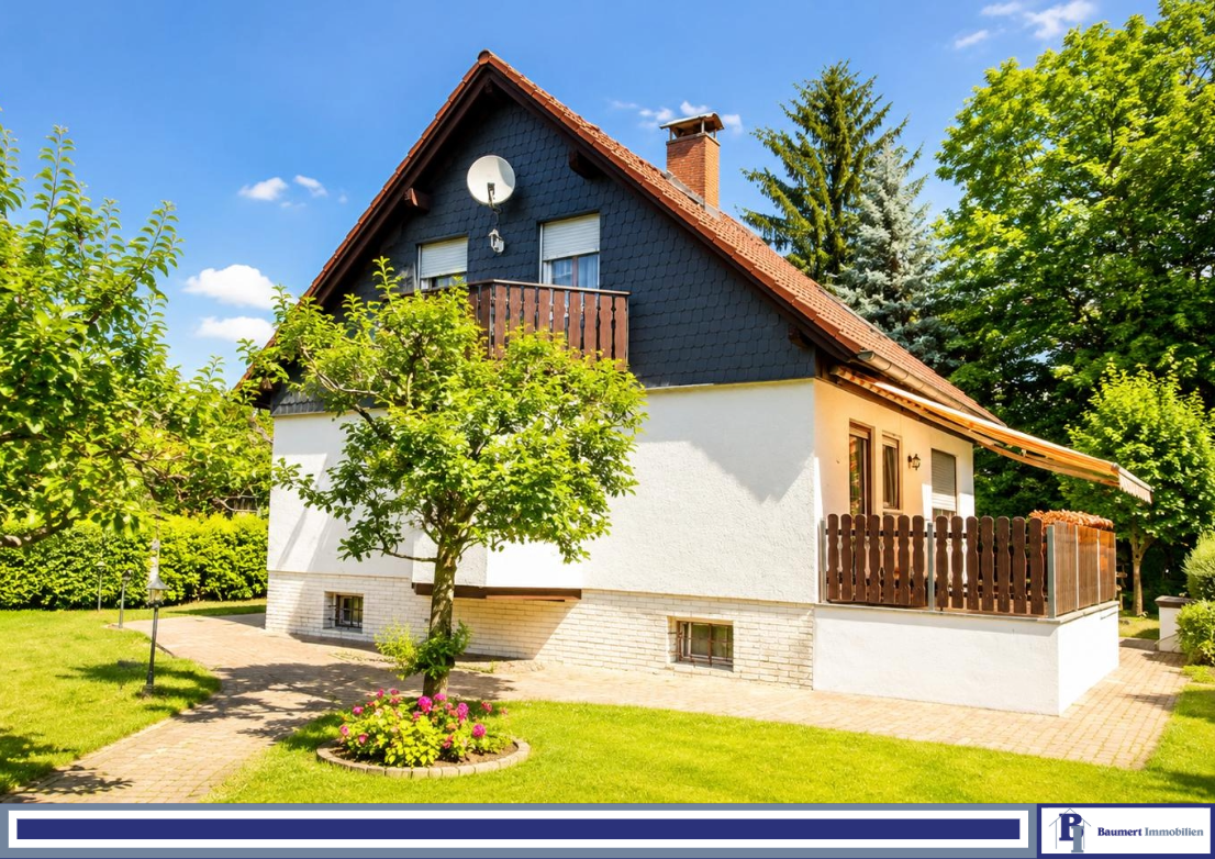 Mahlsdorf-Süd: Charmantes Familienhaus mit Kamin, Balkon und Terrasse, 12623 Berlin (Marzahn-Hellersdorf Kaulsdorf Mahlsdorf)