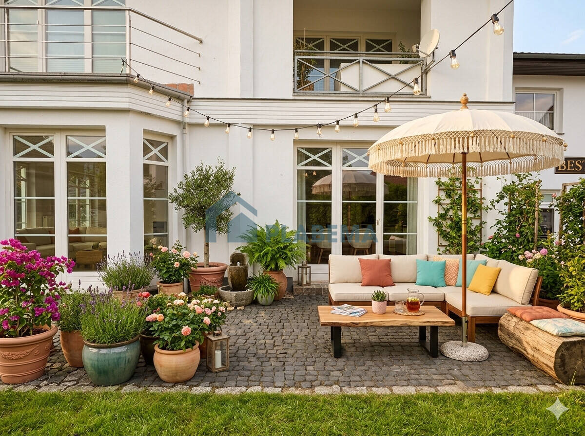 Individuelle Erdgeschosswohnung mit Einbauküche, Terrasse & Kamin, 18273 Güstrow